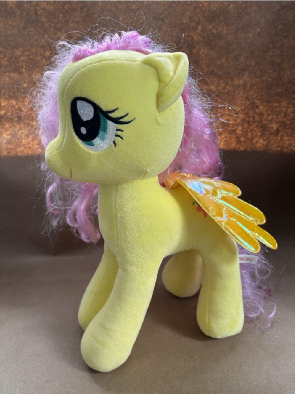 Ty My Little Pony Sparkle 2016 Fluttershy Yellow Butterflies 16” Plush